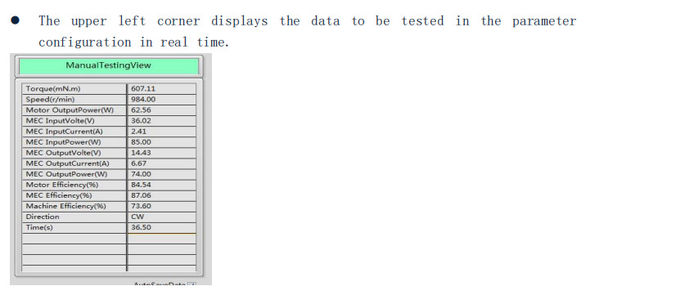 Load Capacity Motor Test Equipment 0-100NM Dynamometer For Electric Motor Testing 1